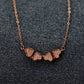 18K Rose Gold Plated Necklace with Clover Pendant RGCP112