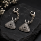 Vintage Oxidized Silver Replica Ear Cuff Chain Earrings for Women | Tribal Boho Statement Earrings - The Soul Jewellery