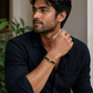 AMORE LUXE 6™ Rose Gold & Black Stainless Steel Anti-Tarnish Bracelet for Men | Waterproof Premium Kada