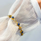 18K Gold Plated Evil Eye Bracelet – Waterproof, Anti-Tarnish Protection Charm for Daily Wear RGB478