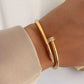 AURÉLIA AMORE LUXE 6™ Nail Radiance CZ Demi - Fine Anti - Tarnish Bracelet for Women - The Soul Jewellery