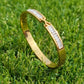 AURÉLIA AMORE LUXE 6™ Celeste Link CZ Radiance Demi fine Kada Bracelet for Women - The Soul Jewellery