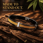 Titan Rope Aura 27™ Men’s Gold & Black Bracelet – Premium Cable Kada | Anti-Tarnish Luxury Cuff - The Soul Jewellery
