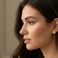AURÉLIA LUCKY BLOOM LUXE 6™ 18K Gold Plated Demi fine Anti - Tarnish Clover Stud Earrings - The Soul Jewellery