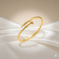 AURÉLIA AMORE LUXE 6™ Nail Radiance CZ Demi - Fine Anti - Tarnish Bracelet for Women - The Soul Jewellery