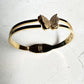 Luxury 18K Rose Gold Plated Anti - Tarnish Butterfly Bangle – Elegant & Durable Design RGB469 - The Soul Jewellery
