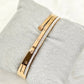 18K Rose Gold Plated Anti-Tarnish Crystal-Accented Screw Bangle for Women – Designer Bracelet - The Soul Jewellery
