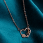 Forever Heart Anti Tarnish Pendant Necklace Rose Gold RGCP108 - The Soul Jewellery