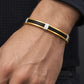 AURÉLIA LUXE 6™ Gold & Black Stainless Steel Anti-Tarnish Bracelet for Men | Waterproof Premium Kada - Soul Jewellery