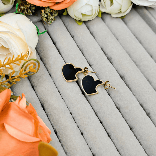 18 K Rose Gold Plated Anti Tarnish Ear Jacket Earrings ATER106 - The Soul Jewellery