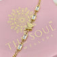 18K Gold Plated Anti-Tarnish Butterfly Chain Bracelet – Stylish Crystal Friendship Jewelry RGB512