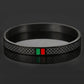 Urban Edge Aura 27™ Men’s Black Textured Bracelet – Premium Stainless Steel Anti - Tarnish Kada - The Soul Jewellery