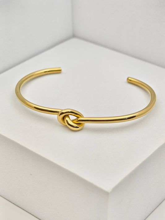 AURÉLIA AMORE LUXE 6™ Celestial Knot Bloom MOP & CZ Radiance Demi Fine Bracelet for Women - The Soul Jewellery