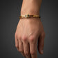 AURÉLIA MEDUSA AMORE: Versace-inspired Demi-Fine Bangle - Every day Wear Bracelet for Men and Women - The Soul Jewellery