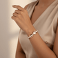 Aurelia 6 InfinityAura Sweetheart Demi-Fine Anti-Tarnish Rose Gold Bracelet for Women - The Soul Jewellery