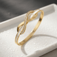 Aurelia 6 InfinityAura Sweetheart Demi-Fine Anti-Tarnish Rose Gold Bracelet for Women - The Soul Jewellery
