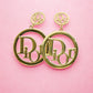 Bold Dior Inspired Anti - Tarnish Earrings – Timeless Glamour - The Soul Jewellery