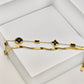 Aurelia 6 LuckyClover 18K Gold Plated Dual-Chain Demi-Fine Anti-Tarnish Bracelet for Women - The Soul Jewellery