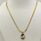 Aura 108 Pearl Bloom Anti - Tarnish Enamel Pendant – Gold Chain Necklace for Feminine Charm - The Soul Jewellery