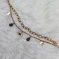 18K Rose Gold Plated Anti Tarnish Evil Eye Chain Bracelet RGB193 - The Soul Jewellery