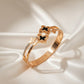 AURÉLIA AMORE LUXE Demi - Fine CZ Enamel Anti - Tarnish Kada Bracelet for Women - The Soul Jewellery