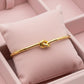 AURÉLIA AMORE LUXE 6™ Celestial Knot Bloom MOP & CZ Radiance Demi Fine Bracelet for Women - The Soul Jewellery