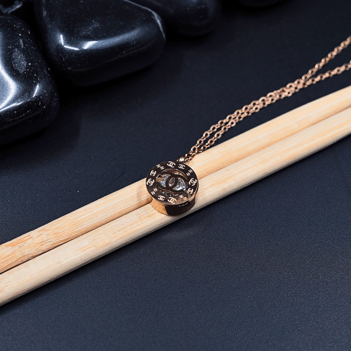 18K Rose Gold Plated Anti-Tarnish Chain and Zodiac Pendant Demi Fine Daily wear Necklace for Women - The Soul Jewellery