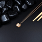 Chic 18K Rose Gold Plated Anti - Tarnish Rectangular Pendant Necklace with Delicate Chain ATCP110 - The Soul Jewellery