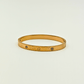 Golden Radiance: CZ Studded Textured 18K Rose Gold Plated Anti - Tarnish Bangle RGB202 - The Soul Jewellery