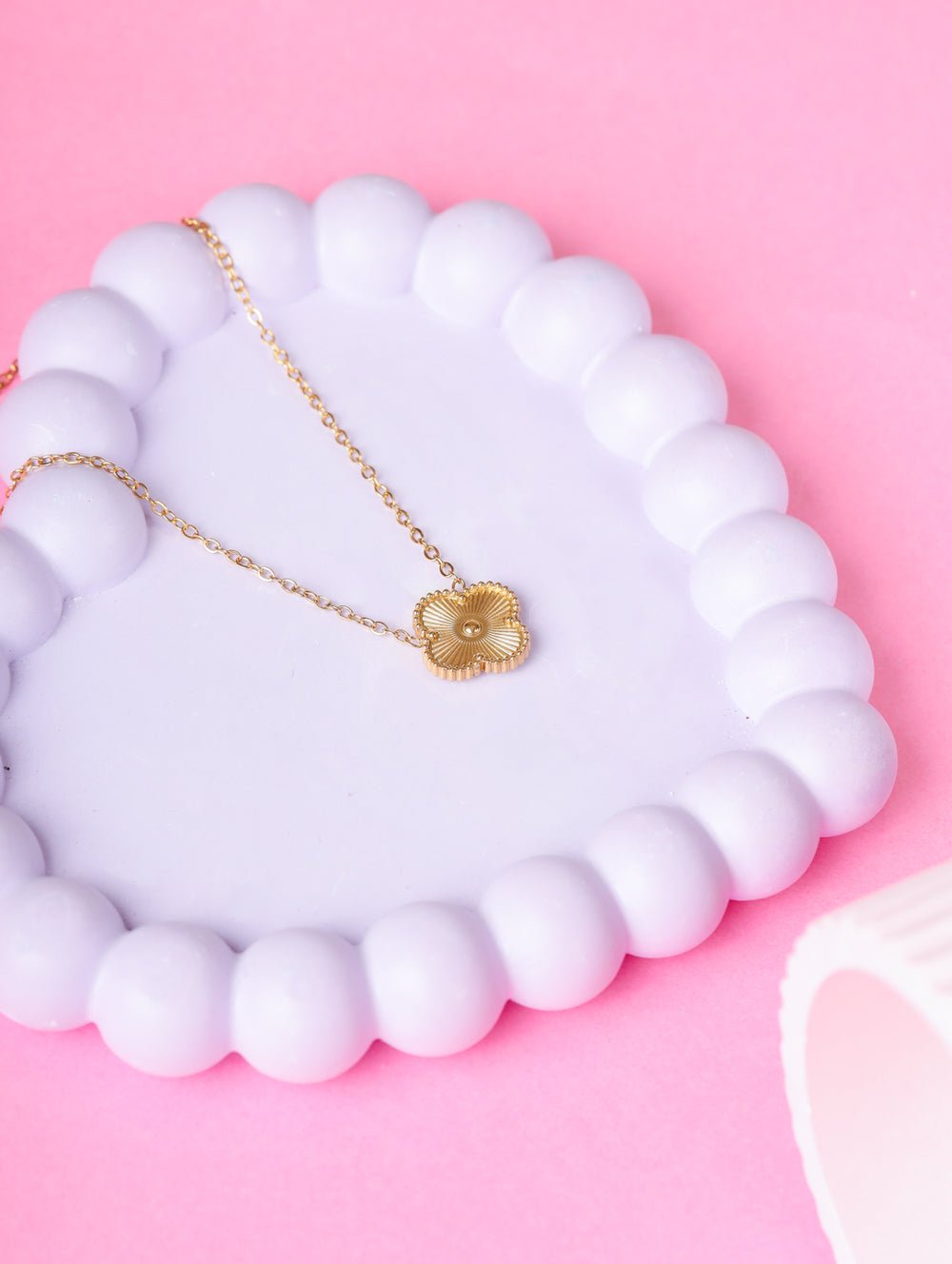 Aurelia 6 LuckyBloom Demi - Fine Anti - Tarnish Clover Pendant Neckpiece for Women - The Soul Jewellery