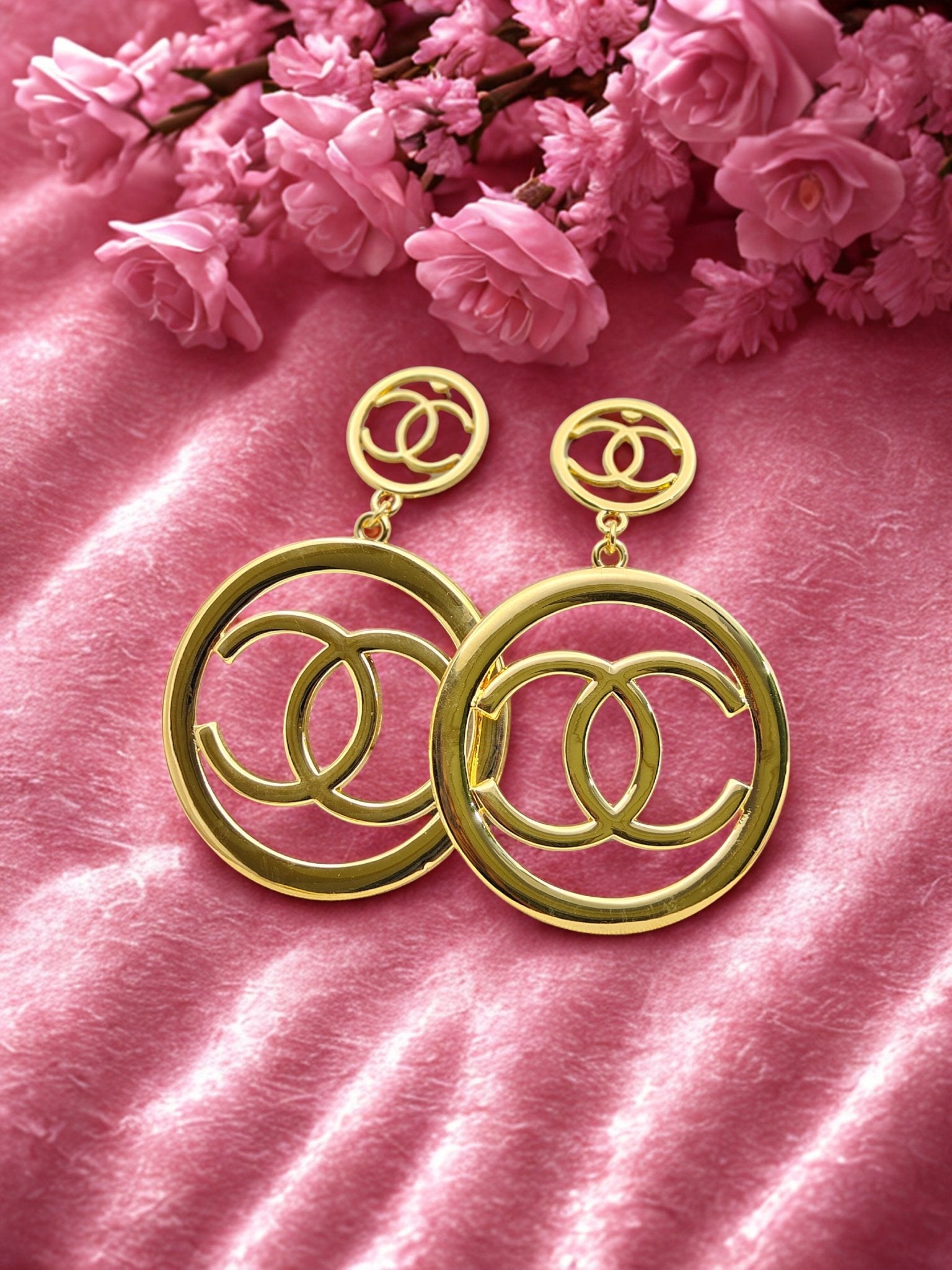 Bold Chanel Inspired Anti - Tarnish Earrings – Everyday Glamour - The Soul Jewellery
