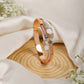 Demi - Fine Rose Gold Evil Eye Bracelet with MOP| Anti - Tarnish Stainless Steel Kada for Women - The Soul Jewellery