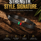 Urban Edge Aura 27™ Men’s Black Textured Bracelet – Premium Stainless Steel Anti - Tarnish Kada - The Soul Jewellery