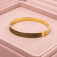 Gold & Black Textured Anti-Tarnish Demi fine Bracelet |Waterproof Bracelet for Men - Soul Jewellery