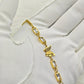 18K Gold Plated Anti-Tarnish Butterfly Chain Bracelet – Stylish Crystal Friendship Jewelry RGB512