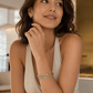 Stunning 18K Gold Plated Triple Row Bangle with Sparkling Crystal Accents Bracelet for Women - The Soul Jewellery