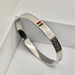 Designer Silver Gucci - Inspired Style Unisex Bangle - Antitarnish Daily Wear Bracelet for Men & Women - The Soul Jewellery