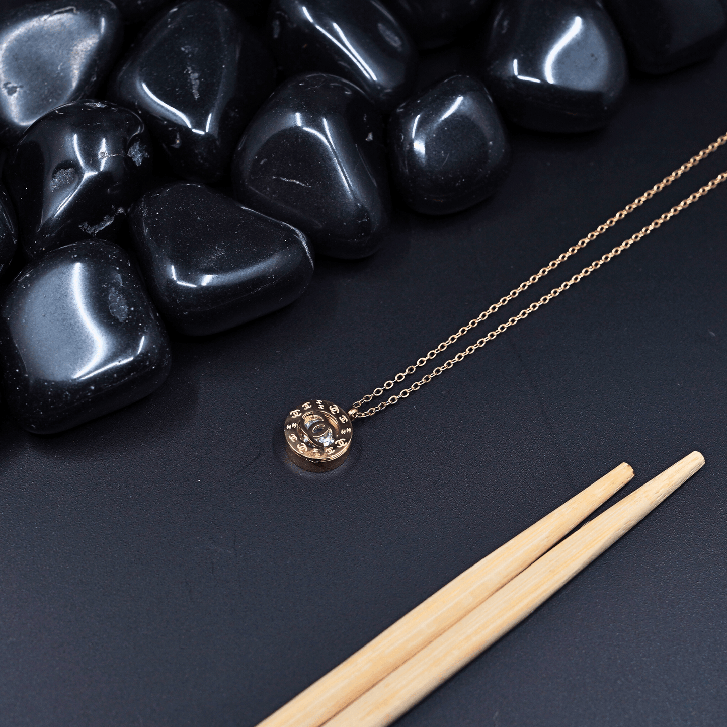 18K Rose Gold Plated Anti-Tarnish Chain and Zodiac Pendant Demi Fine Daily wear Necklace for Women - The Soul Jewellery