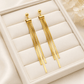 18K Gold - Plated Long Tassel Drop Demi fine Earrings for Women – Skin Safe Dangle Statement Earring - The Soul Jewellery