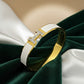 AURÉLIA AMORE ÉLITE Demi - Fine 18K Gold Enamel H - Lock Bracelet for Men & Women | Anti - Tarnish CZ Kada - The Soul Jewellery