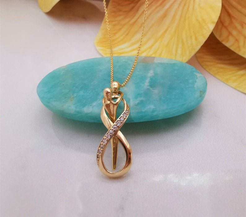 Infinity Symbol Pendant in 18K Gold Plating – Minimalist Chain Necklace Set for Daily Wear - The Soul Jewellery