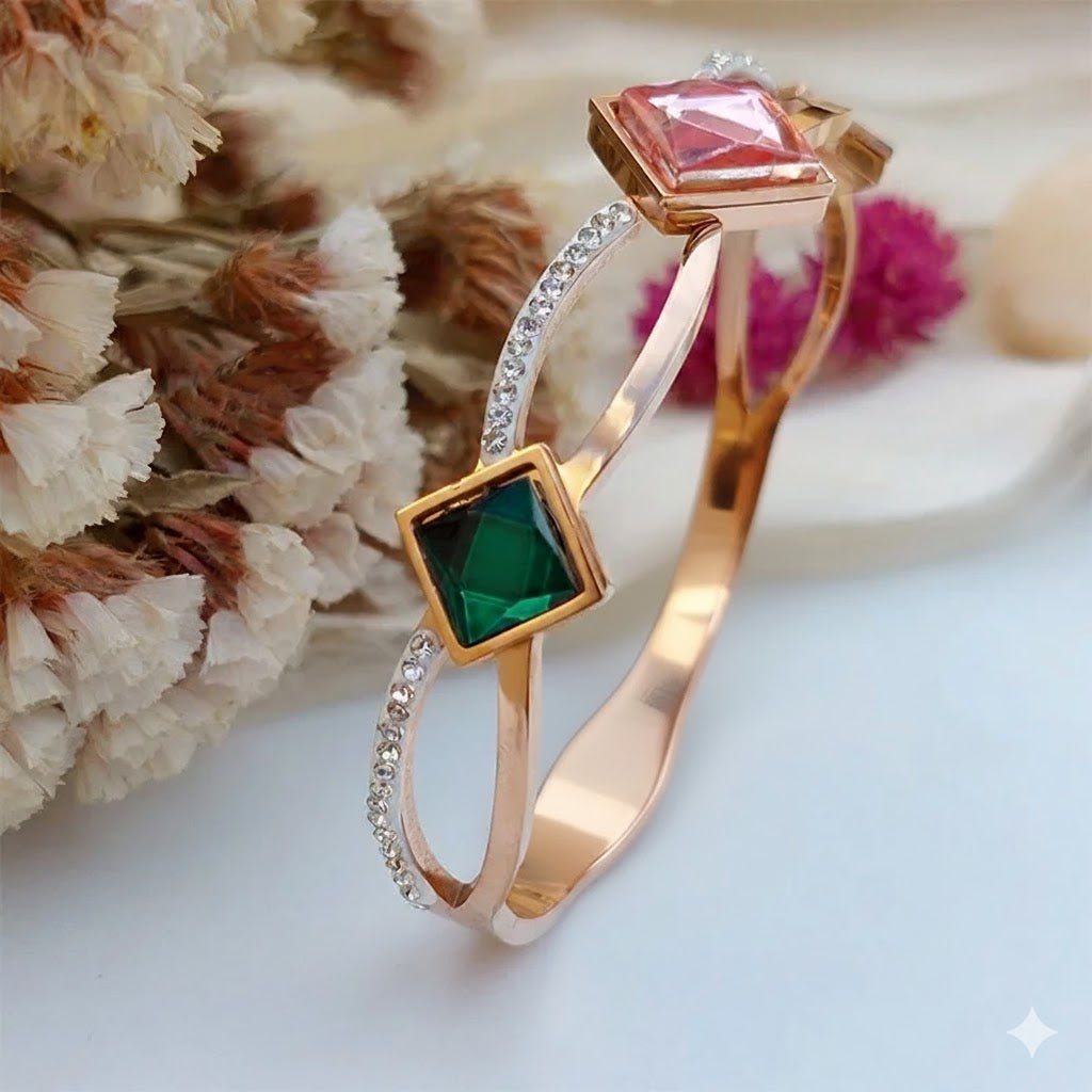 Aurelia 6 SweetAura Adorn Demi-Fine Anti-Tarnish Rose Gold plated Bracelet for Women - The Soul Jewellery