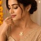 Golden Radiance Aura™ Demi-Fine Pendant Necklace for Women | 18K Gold Plated Chain Pendant - The Soul Jewellery