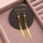18K Gold - Plated Long Tassel Drop Demi fine Earrings for Women – Skin Safe Dangle Statement Earring - The Soul Jewellery