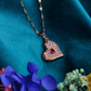18K Rose Gold Plated Dazzling Heart Anti Tarnish Chain Pendant Necklace - The Soul Jewellery