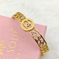 18K Gold Plated Anti - Tarnish Chanel - Inspired Kada – Elegant Statement Bangle for Women RGB501 - The Soul Jewellery