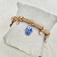 18K Rose Gold-Plated Evil Eye & Hamsa Charm Bracelet – Anti-Tarnish Stainless Steel Turkish Bangle - The Soul Jewellery