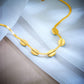 Luxury 18K Gold Plated Anti - Tarnish Oval Green Crystal Pendant Necklace – Elegant & Timeless Design - The Soul Jewellery