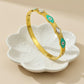 AURÉLIA AMORE LUXE 6™ Celestial Nazar Bloom MOP & CZ Prosperity Demi - Fine Bracelet for Women - The Soul Jewellery