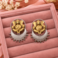 Lord Ganesha Oxidised Statement Earrings for Women – Antique Silver Temple Boho Jewellery - The Soul Jewellery